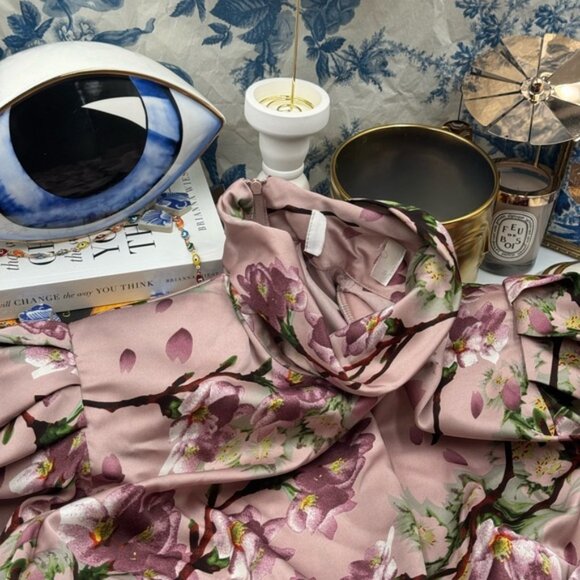 🆕 BRONX & BANCO 🧿 NWOT Noel Sakura Long Sleeve Mini Dress - Size S / US 4 - Picture 13 of 16